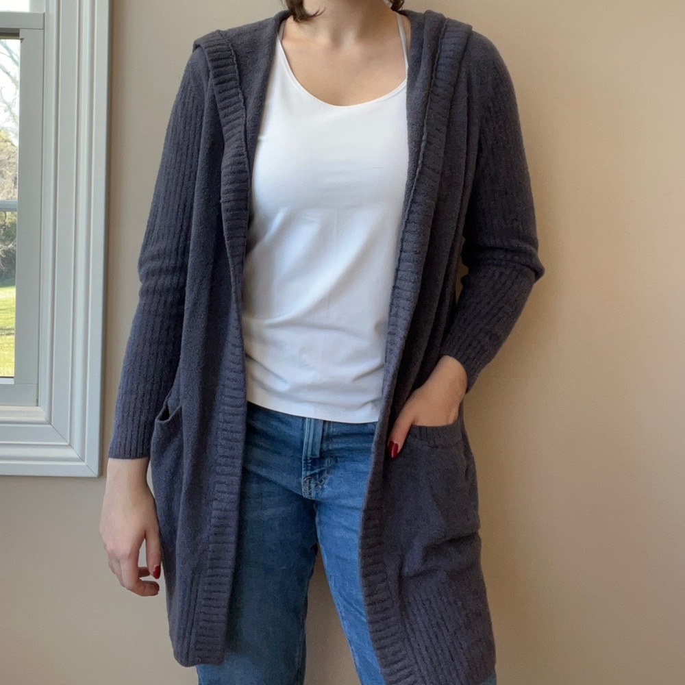 Barefoot Dreams Dark Blue Cardigan | CozyChic Lite